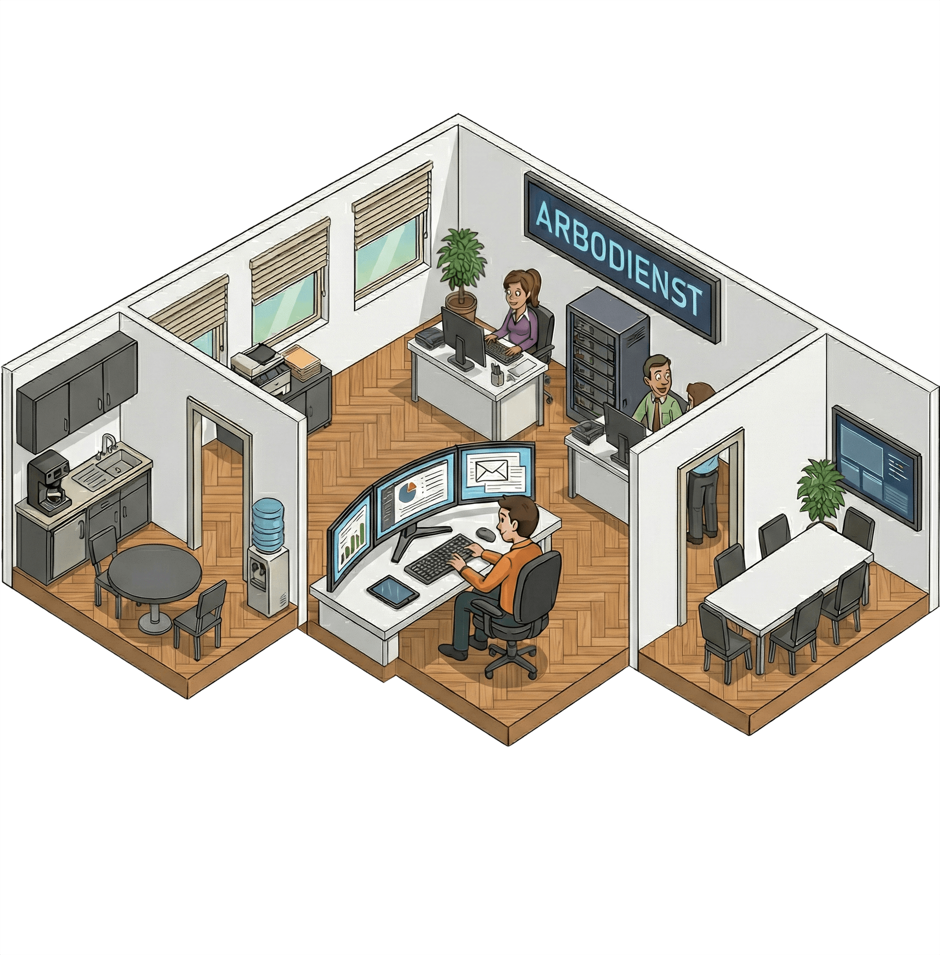 De arbodienst waar Dineke de intake overneemt